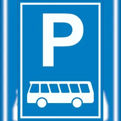 HB-Druck Reisebus Bus Parkplatz Aufkleber A5 (148x210mm)