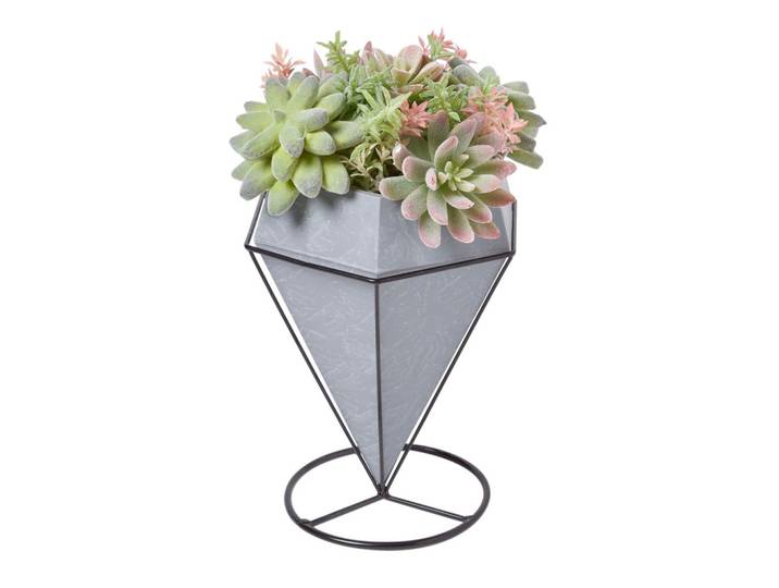 KUNSTPFLANZEN Sukkulenten-Arrangement im Deko-Topf, 31 cm