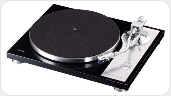 TEAC TN-4D klassischer Plattenspieler mit Direktantriebsmotor *schwarz* TE22264
