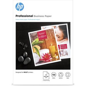 HP Inkjet-Papier 7MV79A Professional Business, A4, 180 g/m², beidseitig matt, 150 Blatt