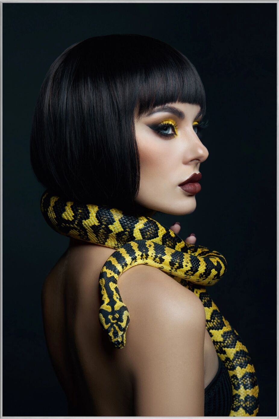 image LAND Frau mit Phyton