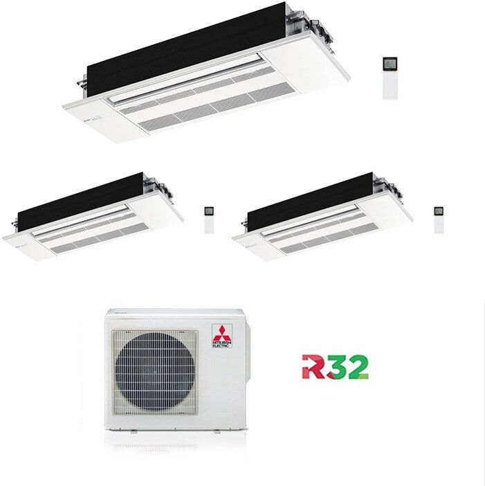 Mitsubishi Electric Condizionatore CLimatizzatore Trial Split Cassetta 1 Via MLZ-KP 9000+9000+9000 Con MXZ-3F54VF4