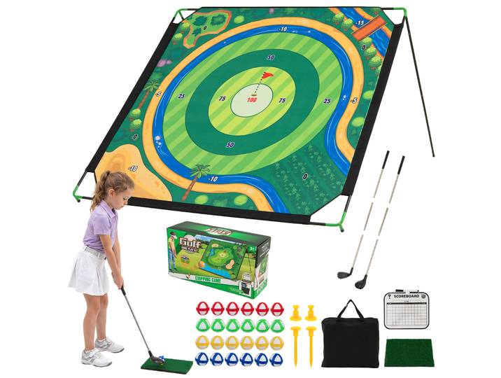 Golf Chipping Speelset voor Kinderen en Volwassenen 180 x 255 cm