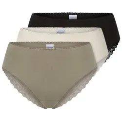 Schiesser 3P Modern Brazillian Slips Multi-colour-2 Baumwolle 38 Damen