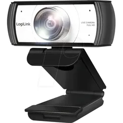 LOGILINK UA0377 - Webcam, 120°, Dual-Mikrofon, manueller Fokus, Full HD