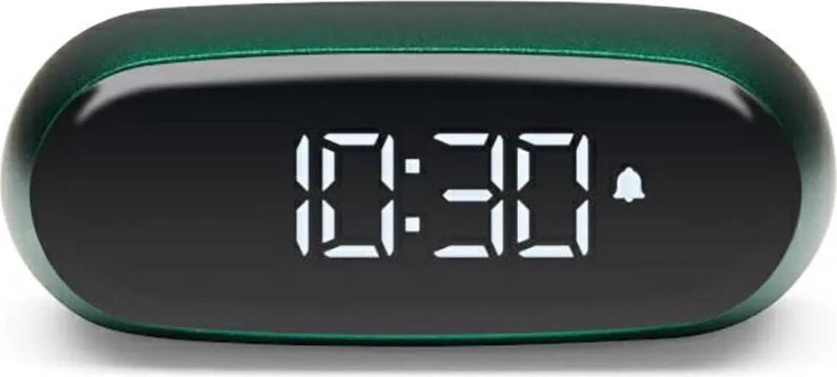 Lexon Minut digitale wekker, ovaal, groen, met LCD-display