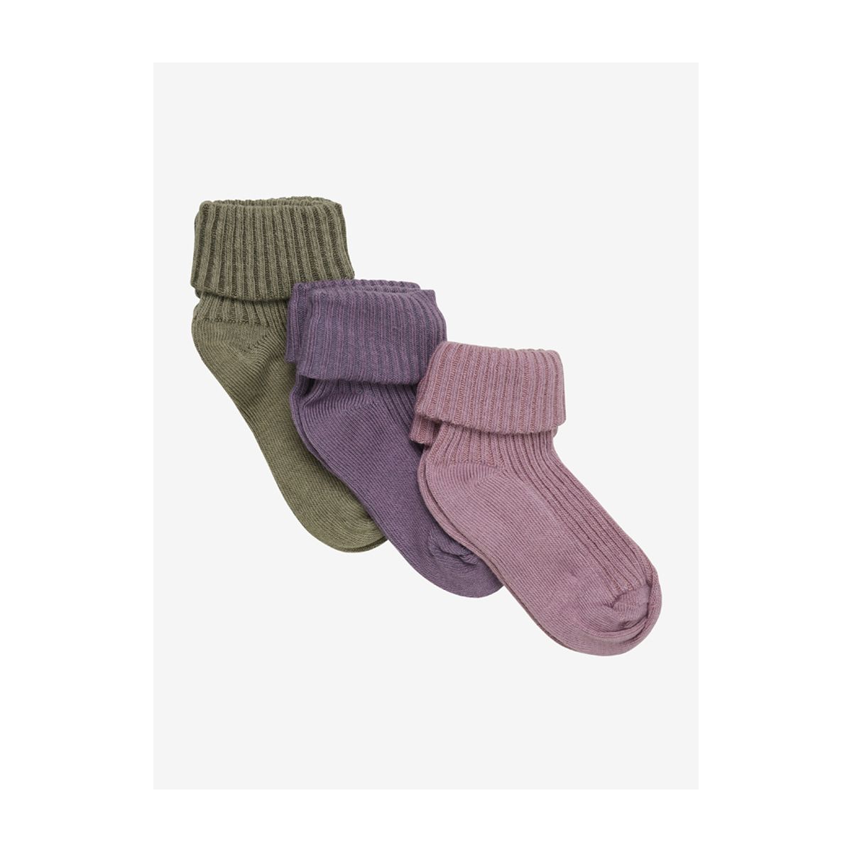 Minymo Baby Sock rib (3 Pack) orchid haze (583) 11\14 5755-583-11\14