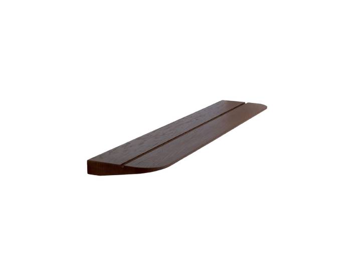 Sillon grand modèle - Étagères en chêne teinté noyer (made in France)
