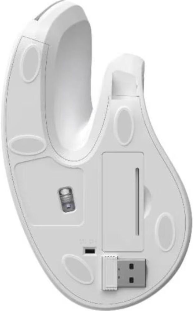 Nilox Nxmoev03 Ratón Vertical Inalámbrico Silencioso Blanco Talla Única Unisex