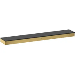 Hansgrohe Rainfinity Ablage 500 mm Polished Gold Optic - Wandmontage mit Sicherheitsglas und verdeckter Befestigung