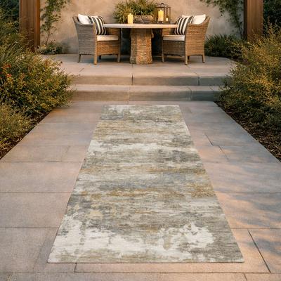 Addison Rugs Machine Washable Indoor/ Outdoor Abstract Savage Chantille Rug