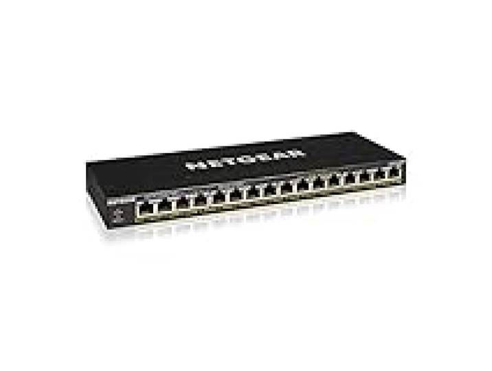 NETGEAR (GS316PP) Switch Ethernet PoE+ 16 Ports RJ45 Gigabit (10/100/1000)- Switch RJ45 avec 16 Ports PoE+ @ 183W évolutifs, Bureau/Mural, matériau Robuste