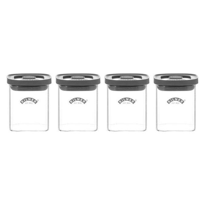 Kilner KIL-Zestaw 4 słoiczków 0,16l, Fresh Storage (0.16 l) (0025.105)