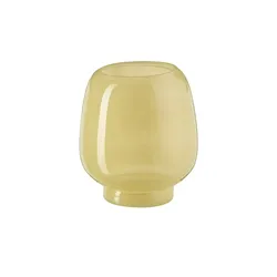 HOME STORY Vase   ¦ gelb ¦ Glas ¦ Maße (cm): H: 22  Ø: 19.5