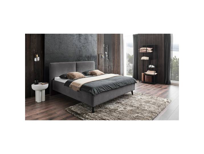 Polsterbett 160/200 cm Anthrazit