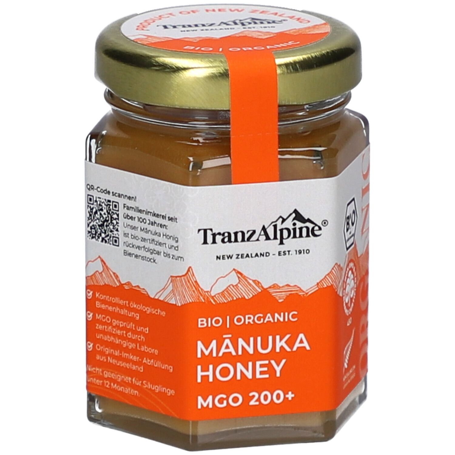 BIO Manuka Honig MGO 200+ TranzAlpine 20 g