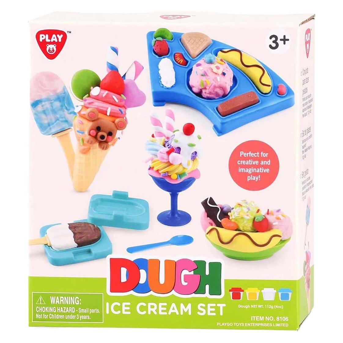 PlayGo Eiscreme-Tonset - 4 Tontöpfe (65836844)