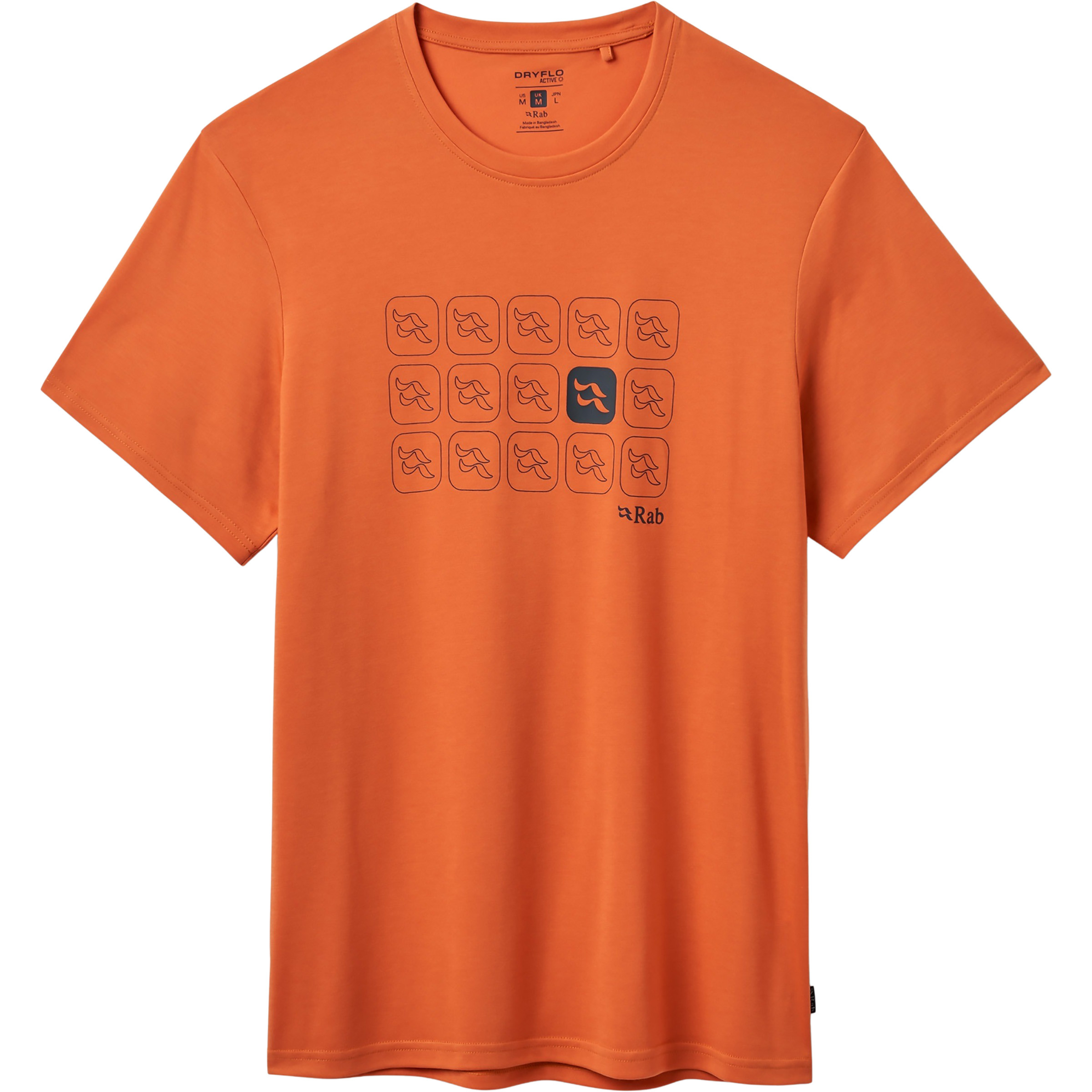 Rab Crimp Repeat Herren T-Shirts orange Größe M Trekking Schnell trocknend