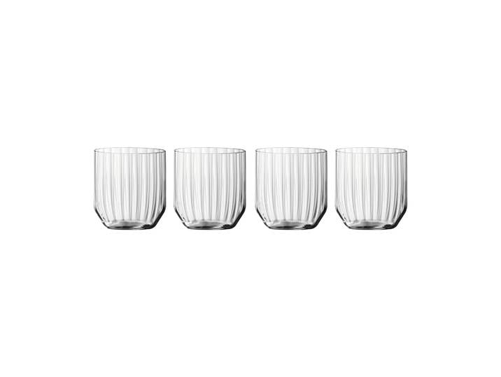Spiegelau Verre à whiskey Linear tumbler 34,5 cl Lot de 4 Clair