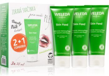 Weleda Skin Food creme nutritivo universal com ervas para pele muito seca 3x75 ml. Skin Food