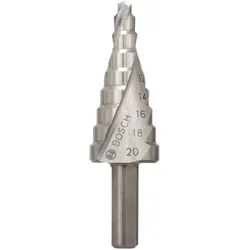 Bosch HSS Stufenbohrer 4-20 mm 9 Stufen 2608597519 3-Flächen-Schaft