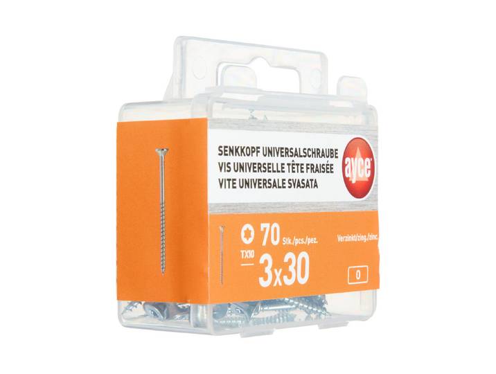 Ayce Senkkopf Universalholzschraube 3 × 30 mm
