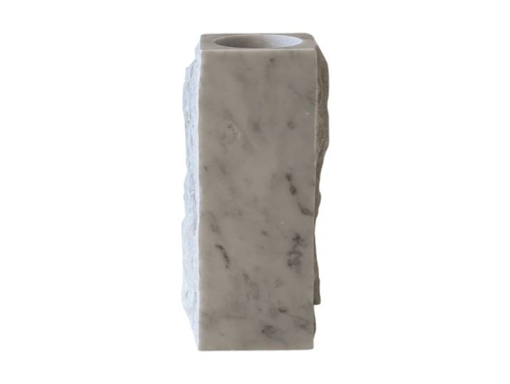 Botané Vase en marbre Carrara Edge Medium, 30 cm