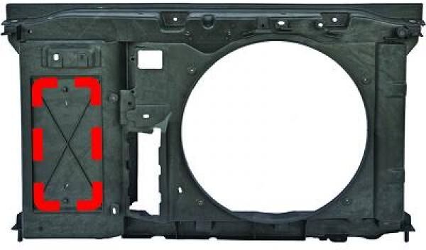 Diederichs Frontverkleidung 4235002 Für Peugeot