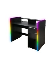 XRocker Gaming Schreibtisch LED LED-Beleuchtung/Wireless Charging schwarz (2023269)