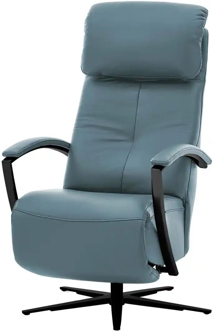Hukla Relaxsessel Leder Pierre ¦ blau