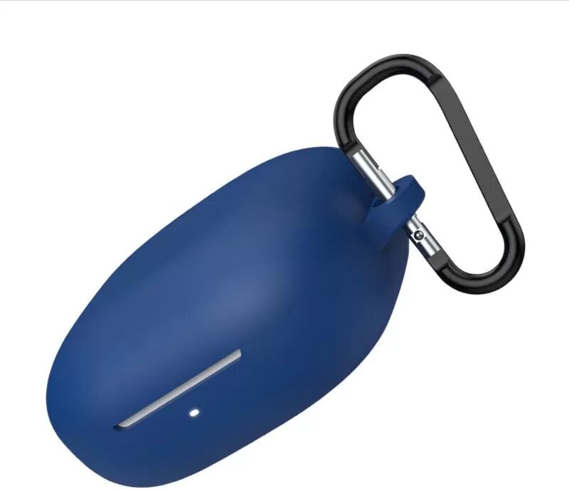 INF Étui de protection en silicone compatible avec les écouteurs Bluetooth Honor Earbuds X9 - Antichoc, Protection complète Bleu