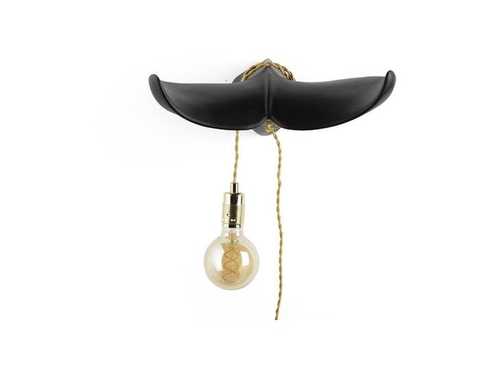 Applique murale en résine noire, E27, 1 ampoule - Bold Monkey, Ta