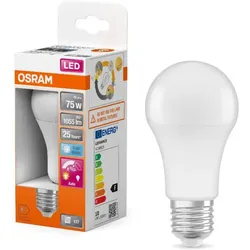 Osram E27 LED Classic A 75 Motion Sensor mit Automatikfunktion Dämmerung & Bewegung 10W wie 75W neutralweiß 4000K