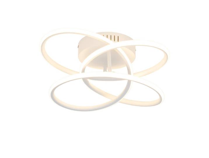 Nettlife Led-Deckenleuchte Lowery 33/36/14cm, Weiß, Metall, LED integrated, 33x14x36 cm, Lampen & Leuchten, Innenbeleuchtung, Deckenleuchten, Deckenleuchten