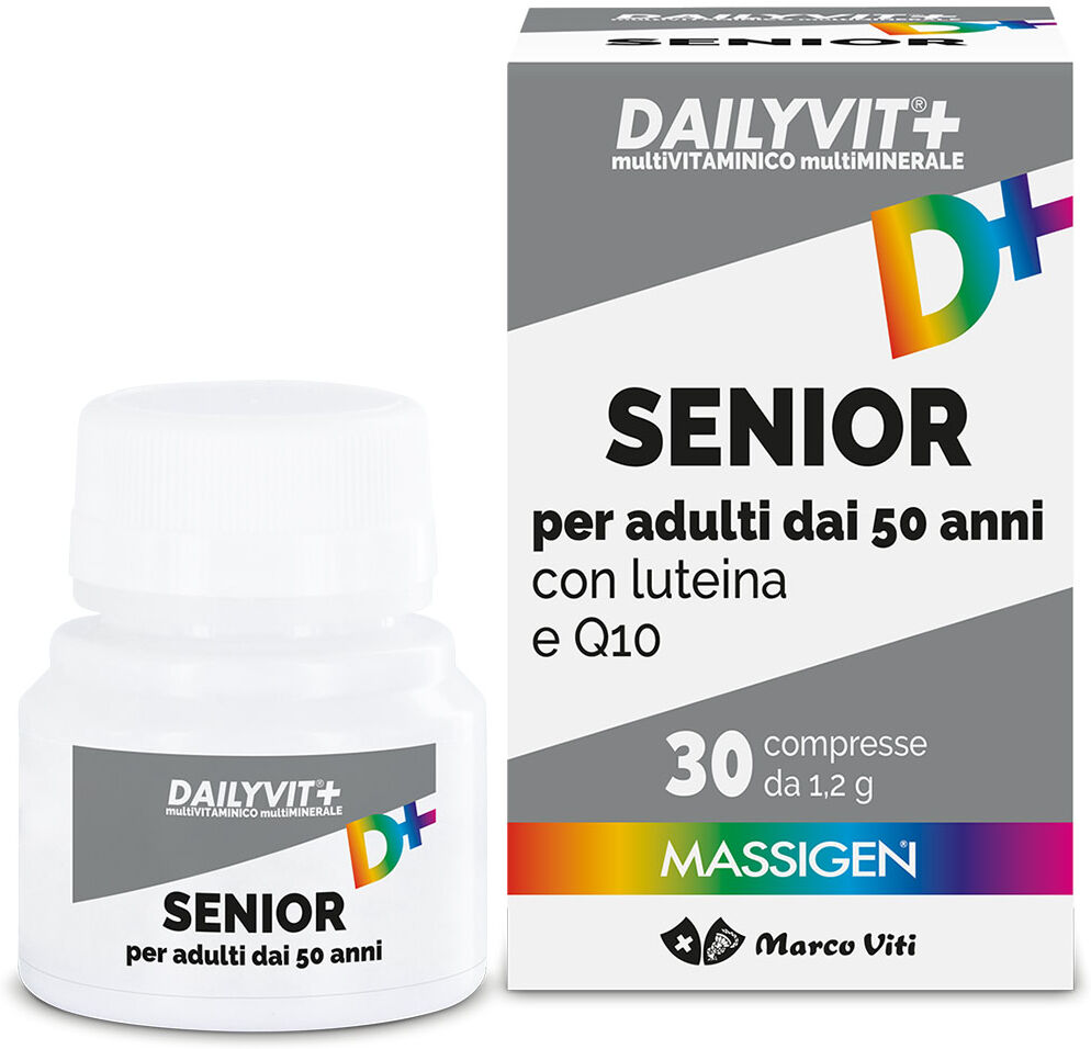 MARCO VITI FARMACEUTICI SpA Massigen, DailyVit + Senior, 30 Compresse