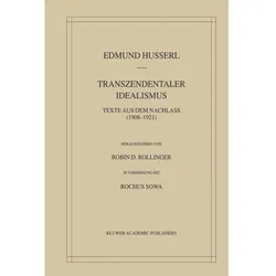 Transzendentaler Idealismus, Sachbücher von Edmund Husserl