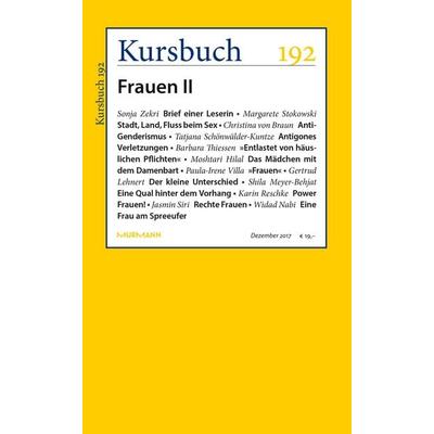 Kursbuch 192, Taschenbuch von , Kursbuch, 978-3-96196-000-2