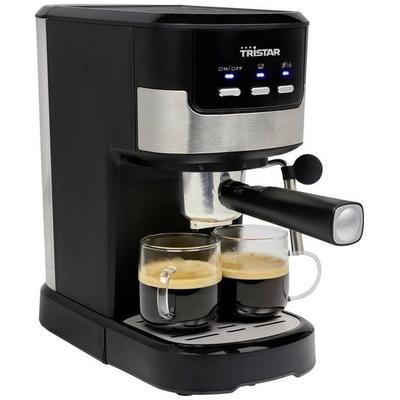 Tristar CM-2278 Espressomaschine mit Siebträger Schwarz, Edelstahl 1100W