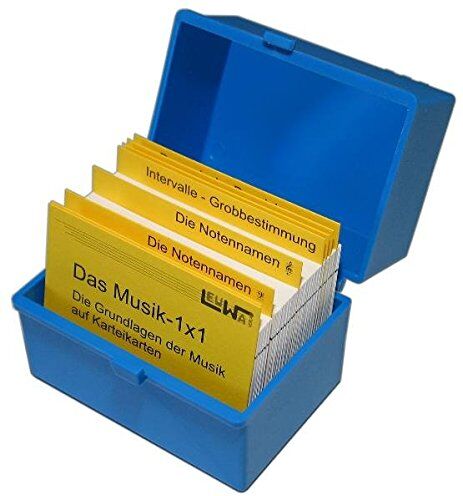 Martin Leuchtner - Das Musik-1x1, Lernkartei: Noten lernen, so einfach wie Vokabeln: Noten Lernen, einfach mit Karteikarten. Die Grundlagen der Musik auf Lernkarten - Preis vom 09.10.2026 07:28:09 h