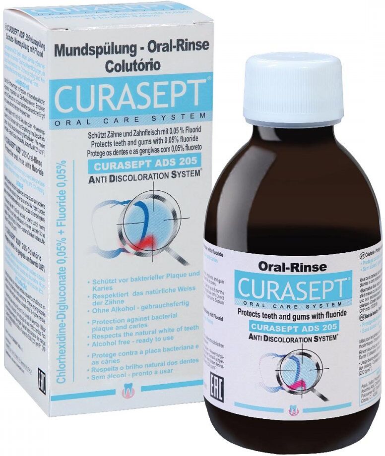 Curasept 0,05% Chlorhexidin Ads 205 Mundspülung 200ml