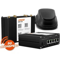 SELFSAT MWR 5540 eSIM 5G Cat 12 WLAN Router bis 2,6 Gbps inkl. SELFSAT 5G Antenne schwarz