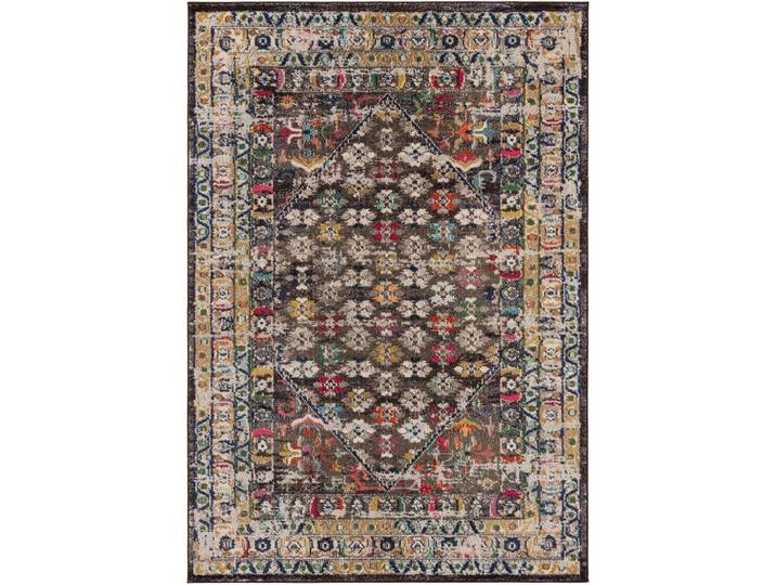 Kunstloft Teppich Casa Mehrfarbig 300/400 cm, Kunststoff, Patchwork, Rechteckig, 300x1 cm, wasserabweisend, Teppiche & Böden, Teppich