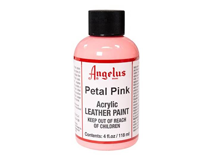 Angelus Acryl lederen verf bloemblaadje roze 4 oz
