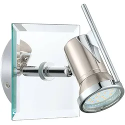 EGLO, Deckenleuchte, 31265 TAMARA 1 LED Spot 3W 110x110mm Nickel-Matt Chrom IP44