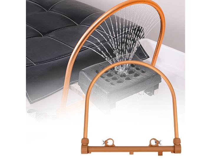 Tête de Salon en alliage d'aluminium, Circulation d'eau, rideau d'eau, coude, traitement de douche, shampoing, accessoires de lit