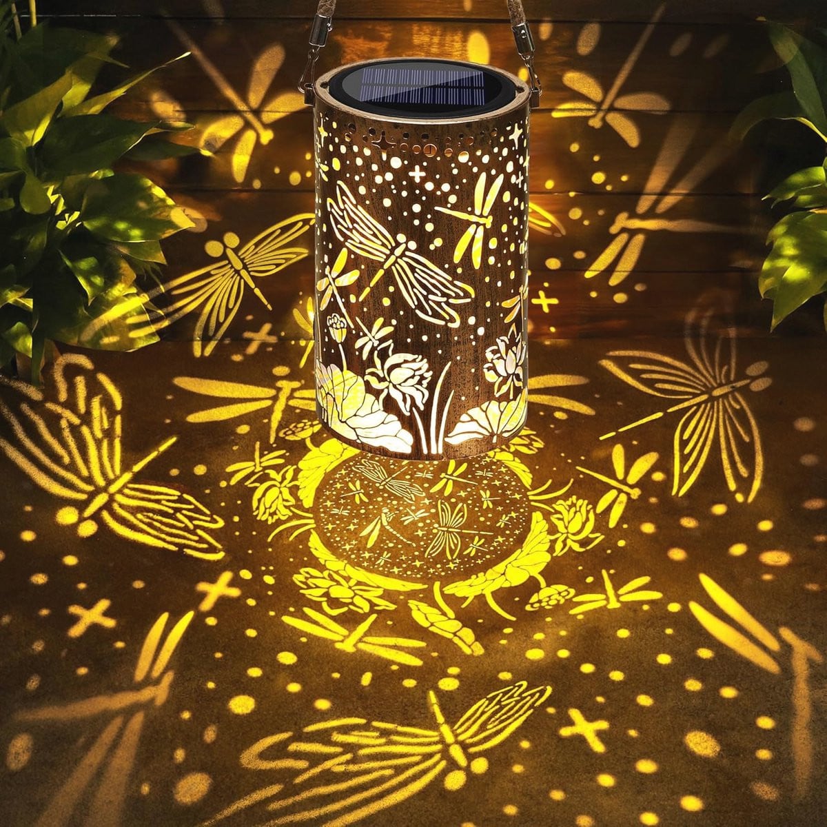 Solar LED Dragonfly Lantern Waterdichte Tuindecoratie voor Buiten