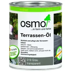OSMO Terrassen-Öl Farbe Grau 019 Menge 0,75 L