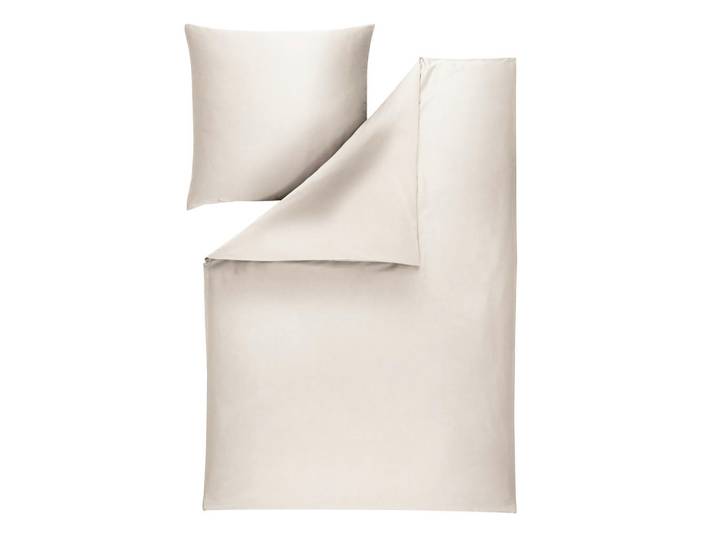 Estella Bettwäsche Atelier, Elfenbein, Uni, 200x220 cmes Vertrauen - Oeko-Tex®, Heimtextilien, Bettwäsche & Leintücher, Bettwäsche, Makosatin-Bettwäsche