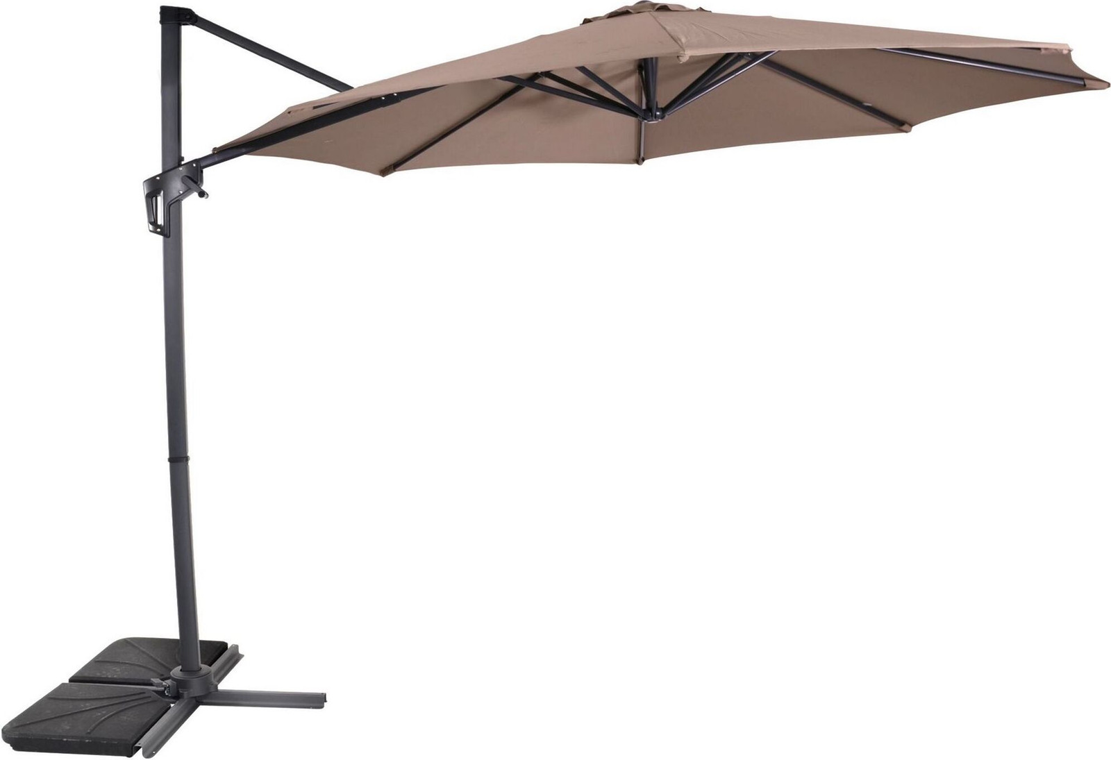 Lesli Living Zweefparasol Libra 3 meter, taupe