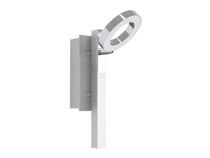 EGLO LED Wandlampe Cardillo, Wandleuchte, Wandstrahler aus Alu Metall und Kunststoff, Wohnzimmerlampe in Chrom, LED Flurlampe warmweiß